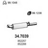 OPEL 852042OLD End Silencer